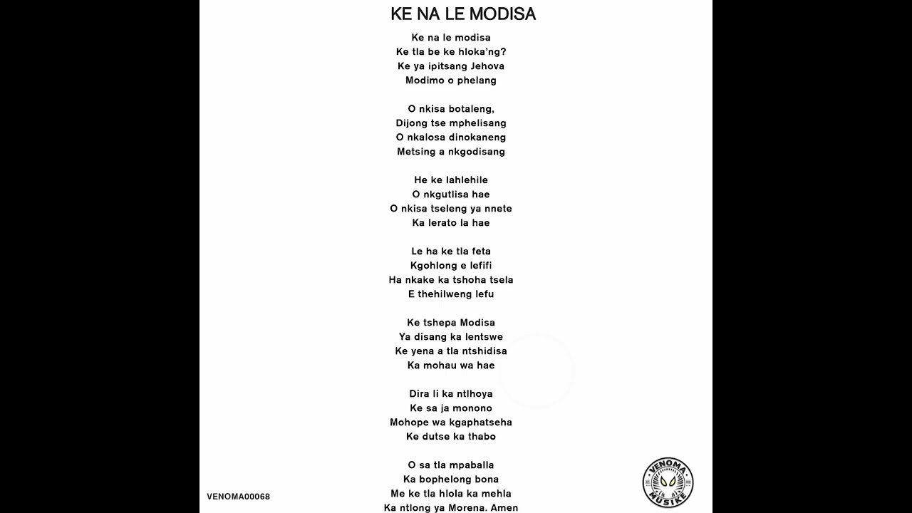 Dafro - Ke Na Le Modisa