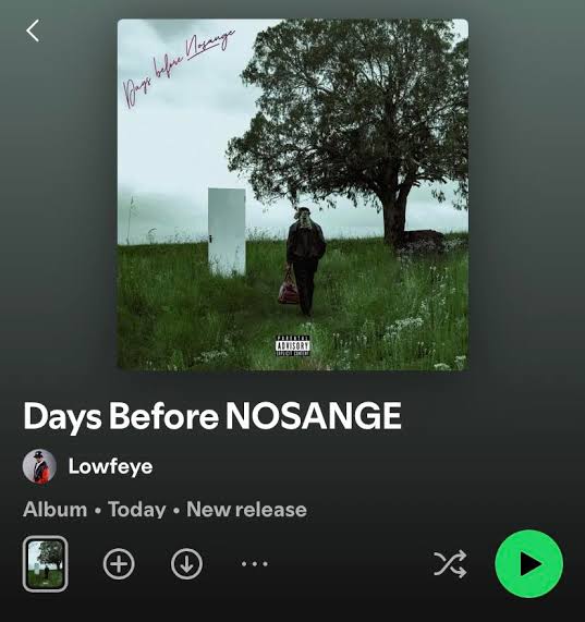 Lowfeye Days Before NOSANGE Album Zip Download Lowfeye Days Before NOSANGE Album Zip Download
